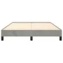 Light gray velvet bed frame 140x190 cm by vidaXL, Beds and slatted bases - Ref: Foro24-346970, Price: 95,77 €, Discount: %