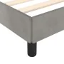 Light gray velvet bed frame 140x190 cm by vidaXL, Beds and slatted bases - Ref: Foro24-346970, Price: 95,77 €, Discount: %