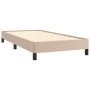 Estructura de cama de cuero sintético capuchino 100x200 cm de vidaXL, Camas y somieres - Ref: Foro24-346891, Precio: 91,55 €,...