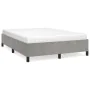 Light gray velvet bed frame 140x200 cm by vidaXL, Beds and slatted bases - Ref: Foro24-347324, Price: 146,48 €, Discount: %