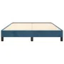 Blauer Samtbettrahmen 140x200 cm von vidaXL, Betten und Lattenroste - Ref: Foro24-346980, Preis: 96,38 €, Rabatt: %