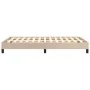 Cappuccino synthetic leather bed frame 120x200 cm by vidaXL, Beds and slatted bases - Ref: Foro24-346897, Price: 115,71 €, Di...