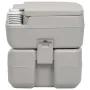 Portable camping toilet gray 20 + 10 L by vidaXL, Urinals and portable toilets - Ref: Foro24-30137, Price: 117,82 €, Discount: %