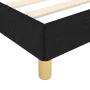 Bed frame with black fabric headboard 180x200 cm by vidaXL, Beds and slatted bases - Ref: Foro24-3125318, Price: 277,15 €, Di...