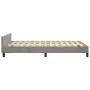 Light gray velvet bed frame with headboard 120x200cm by vidaXL, Beds and slatted bases - Ref: Foro24-3125684, Price: 170,72 €...