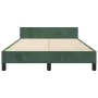 Dark green velvet bed frame with headboard 120x200 cm by vidaXL, Beds and slatted bases - Ref: Foro24-3125931, Price: 204,05 ...