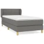 Boxspringbett mit dunkelgrauer Stoffmatratze 100x200 cm von vidaXL, Betten und Lattenroste - Ref: Foro24-3126782, Preis: 345,...