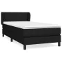 Box spring bed with black fabric mattress 90x190 cm by vidaXL, Beds and slatted bases - Ref: Foro24-3126047, Price: 320,29 €,...