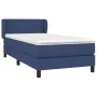 Box spring bed with blue fabric mattress 90x200 cm by vidaXL, Beds and slatted bases - Ref: Foro24-3126059, Price: 290,25 €, ...