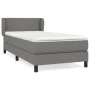 Box spring bed with dark gray fabric mattress 80x200 cm by vidaXL, Beds and slatted bases - Ref: Foro24-3126118, Price: 284,0...