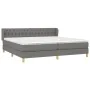 Boxspringbett mit dunkelgrauer Stoffmatratze 200x200 cm von vidaXL, Betten und Lattenroste - Ref: Foro24-3127070, Preis: 617,...