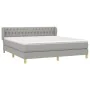 Boxspringbett mit hellgrauer Stoffmatratze 180x200 cm von vidaXL, Betten und Lattenroste - Ref: Foro24-3127061, Preis: 554,26...