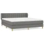 Boxspringbett mit dunkelgrauer Stoffmatratze 180x200 cm von vidaXL, Betten und Lattenroste - Ref: Foro24-3127142, Preis: 541,...