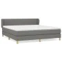 Boxspringbett mit dunkelgrauer Stoffmatratze 180x200 cm von vidaXL, Betten und Lattenroste - Ref: Foro24-3126982, Preis: 547,...