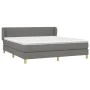 Boxspringbett mit dunkelgrauer Stoffmatratze 180x200 cm von vidaXL, Betten und Lattenroste - Ref: Foro24-3126982, Preis: 547,...