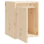 Solid pine wood wall cabinet 30x30x40 cm by vidaXL, Shelves and shelves - Ref: Foro24-813475, Price: 37,58 €, Discount: %