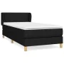 Boxspringbett mit schwarzer Stoffmatratze 90x190 cm von vidaXL, Betten und Lattenroste - Ref: Foro24-3126607, Preis: 309,55 €...