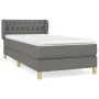 Boxspringbett mit dunkelgrauer Stoffmatratze 90x190 cm von vidaXL, Betten und Lattenroste - Ref: Foro24-3127006, Preis: 325,7...