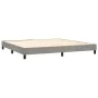 Boxspringbett mit hellgrauer Samtmatratze 200x200 cm von vidaXL, Betten und Lattenroste - Ref: Foro24-3127631, Preis: 606,56 ...