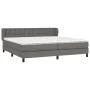 Boxspringbett mit grauer Kunstledermatratze 200x200 cm von vidaXL, Betten und Lattenroste - Ref: Foro24-3127335, Preis: 585,3...