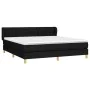 Boxspringbett mit schwarzer Stoffmatratze 180x200 cm von vidaXL, Betten und Lattenroste - Ref: Foro24-3127063, Preis: 553,31 ...