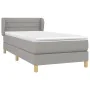 Boxspringbett mit hellgrauer Stoffmatratze 100x200 cm von vidaXL, Betten und Lattenroste - Ref: Foro24-3126861, Preis: 315,51...