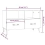 TV-Schrank aus braunem Eichensperrholz, 80 x 36 x 50 cm von vidaXL, TV-Möbel - Ref: Foro24-817494, Preis: 61,42 €, Rabatt: %