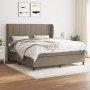 Boxspringbett mit taupegrauer Stoffmatratze 180x200 cm von vidaXL, Betten und Lattenroste - Ref: Foro24-3127985, Preis: 664,4...