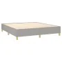 Boxspringbett mit hellgrauer Stoffmatratze 180x200 cm von vidaXL, Betten und Lattenroste - Ref: Foro24-3128381, Preis: 647,04...