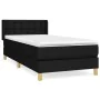 Boxspringbett mit schwarzer Stoffmatratze 90x200 cm von vidaXL, Betten und Lattenroste - Ref: Foro24-3130563, Preis: 278,53 €...