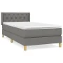 Boxspringbett mit dunkelgrauer Stoffmatratze 80x200 cm von vidaXL, Betten und Lattenroste - Ref: Foro24-3130466, Preis: 286,5...