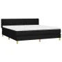 Boxspringbett mit schwarzer Stoffmatratze 180x200 cm von vidaXL, Betten und Lattenroste - Ref: Foro24-3130531, Preis: 590,92 ...