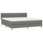 Boxspringbett mit dunkelgrauer Stoffmatratze 180x200 cm von vidaXL, Betten und Lattenroste - Ref: Foro24-3130530, Preis: 559,...