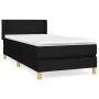 Boxspringbett mit schwarzer Stoffmatratze 80x200 cm von vidaXL, Betten und Lattenroste - Ref: Foro24-3130147, Preis: 262,72 €...