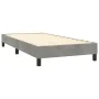 Boxspringbett mit hellgrauer Samtmatratze 90x190 cm von vidaXL, Betten und Lattenroste - Ref: Foro24-3130877, Preis: 311,13 €...