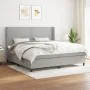 Boxspringbett mit hellgrauer Stoffmatratze 200x200 cm von vidaXL, Betten und Lattenroste - Ref: Foro24-3131377, Preis: 679,23...