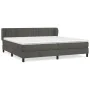 Boxspringbett mit dunkelgrauer Samtmatratze 200x200 cm von vidaXL, Betten und Lattenroste - Ref: Foro24-3131100, Preis: 611,5...