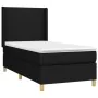 Box spring bed with black fabric mattress 80x200 cm by vidaXL, Beds and slatted bases - Ref: Foro24-3131787, Price: 306,59 €,...