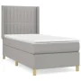 Boxspringbett mit hellgrauer Stoffmatratze 90x200 cm von vidaXL, Betten und Lattenroste - Ref: Foro24-3132121, Preis: 363,82 ...