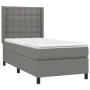 Box spring bed with dark gray fabric mattress 90x200 cm by vidaXL, Beds and slatted bases - Ref: Foro24-3131722, Price: 344,2...