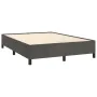 Boxspringbett mit dunkelgrauer Samtmatratze 140x190 cm von vidaXL, Betten und Lattenroste - Ref: Foro24-3132736, Preis: 508,1...