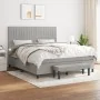 Boxspringbett mit hellgrauer Stoffmatratze 180x200 cm von vidaXL, Betten und Lattenroste - Ref: Foro24-3136773, Preis: 643,54...