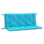 Garden bench cushions 2 pcs turquoise fabric 120x50x7 cm by vidaXL, Cushions for chairs and sofas - Ref: Foro24-361696, Price...