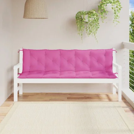 Gartenbank Kissen 2 Stück rosa Oxford Stoff von vidaXL, Kissen für Stühle und Sofas - Ref: Foro24-361733, Preis: 61,84 €, Rab...