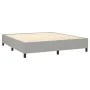 Boxspringbett mit hellgrauer Stoffmatratze 180x200 cm von vidaXL, Betten und Lattenroste - Ref: Foro24-3136853, Preis: 678,43...