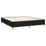 Boxspringbett mit schwarzer Stoffmatratze 160x200 cm von vidaXL, Betten und Lattenroste - Ref: Foro24-3137007, Preis: 593,55 ...