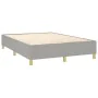 Boxspringbett mit hellgrauer Stoffmatratze 140x190 cm von vidaXL, Betten und Lattenroste - Ref: Foro24-3137229, Preis: 561,92...