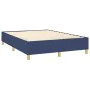 Boxspringbett mit blauer Stoffmatratze 140x200 cm von vidaXL, Betten und Lattenroste - Ref: Foro24-3137083, Preis: 551,51 €, ...