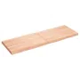 Behandelte Holztischplatte mit natürlichem braunem Rand 120x40x(2-4)cm von vidaXL, Tischplatten - Ref: Foro24-363956, Preis: ...