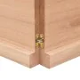 Behandelte Holztischplatte mit natürlichem braunem Rand 120x40x(2-4)cm von vidaXL, Tischplatten - Ref: Foro24-363956, Preis: ...